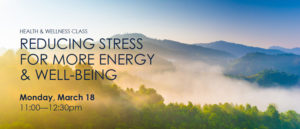 Reducing Stress for More Energy and Well-Being Workshop