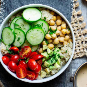 Chickpea & Quinoa Budha Bowl