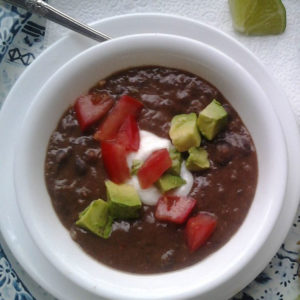 Cozy Black Bean Soup