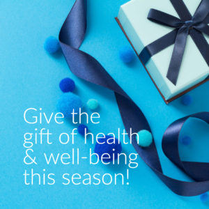 Give the gift of health & well-being this season! Get a CW Gift Certificate!