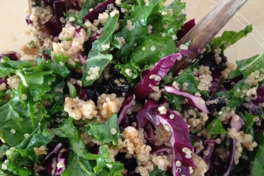 Kale Cabbage & Quinoa Salad Recipe